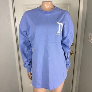 Disney Blue Long Sleeve Blouse
